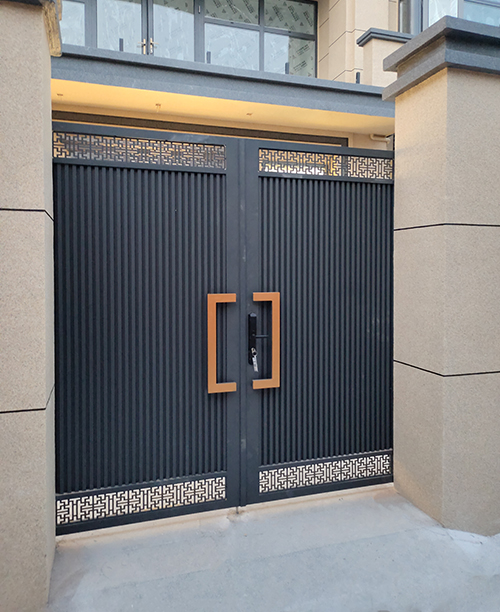 鋁藝中式門安裝